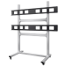 Monoprice 16116 TV mount 55" Black, Silver