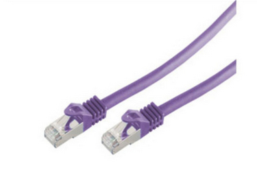 EU Product - RJ45 Patchkabel S/FTP, Cat7 LSZH 5,0m violett thumbnail
