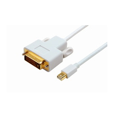Image of Microconnect Mini Displayport - DVI, M/M 1 m DVI-D White