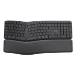 Trust Keyra Ergonomic multidevice wireless keyboard - Black