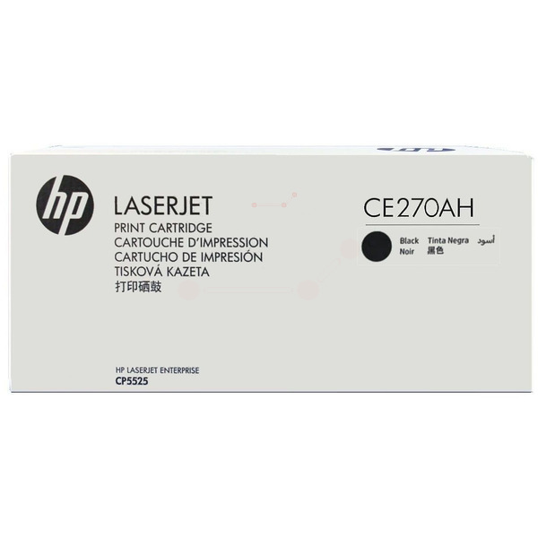 HP CE270AH/650A Toner cartridge black Contract, 13.5K pages ISO/IEC 19798 for HP CLJ CP 5525