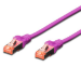 FDL 10M CAT.6a 10Gb S-FTP LSZH PATCH CABLE - VIOLET