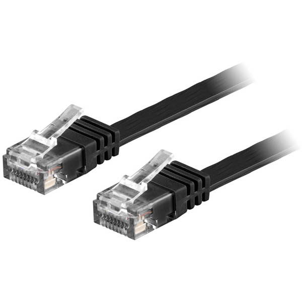 EU Product - Cat6 network cable, 250MHz, 10m - Black thumbnail