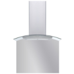 De Santii 70cm Curved Glass Splashback for DS70CG - Pewter