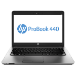 HP ProBook 440 G1 Intel® Core™ i5 i5-4200M Laptop 14" 4 GB DDR3-SDRAM 500 GB HDD Windows 7 Professional Black, Silver