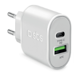 SBS TETRPD20W mobile device charger White Indoor