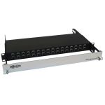 Tripp Lite N48LSM-32X32 Spine-Leaf MPO Panel with Key-Up to Key-Up MTP/MPO Adapter - 12F MTP/MPO-PC M/M, 8F OM4 Multimode, 32 x 32 Ports, 1U