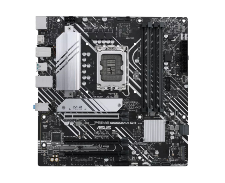 Image of ASUS PRIME B660M-A D4-CSM Intel B660 LGA 1700 micro ATX