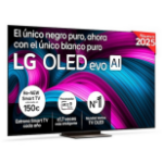 LG OLED evo AI OLED83C5ELA 2.11 m (83") 4K Ultra HD Smart TV Wi-Fi Black