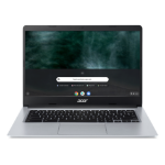 Acer Chromebook CB314-1H-C5QU 35.6 cm (14") Full HD Intel® Celeron® N 4 GB LPDDR4-SDRAM 128 GB Flash Wi-Fi 5 (802.11ac) Chrome OS Silver