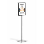 Durable 501357 informational sign Letter Grey Metal, Plastic 1 pc(s)