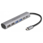 DeLOCK 64232 laptop dock/port replicator Wired USB 3.2 Gen 1 (3.1 Gen 1) Type-A + Type-C Grey