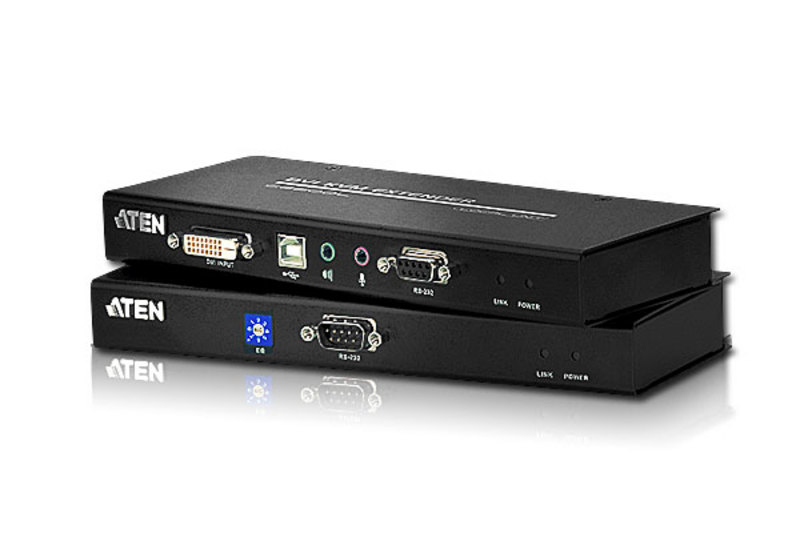 ATEN CE600-AT-E KVM extender Transmitter & receiver