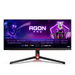 AOC AGON PRO AG344UXM computer monitor 86,4 cm (34") 3440 x 1440 Pixels UltraWide Quad HD LED Zwart, Rood