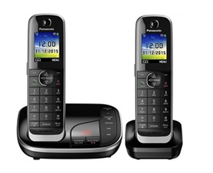 Image of Panasonic KX-TGJ322 DECT telephone Caller ID Black