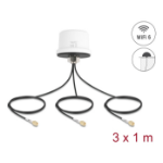 DeLOCK 81472 antenne MIMO-richtantenne 2x SMA/RP-SMA 4,5 dBi
