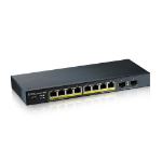 Zyxel GS1900-10HP Managed L2 Gigabit Ethernet (10/100/1000) Power over Ethernet (PoE) Zwart