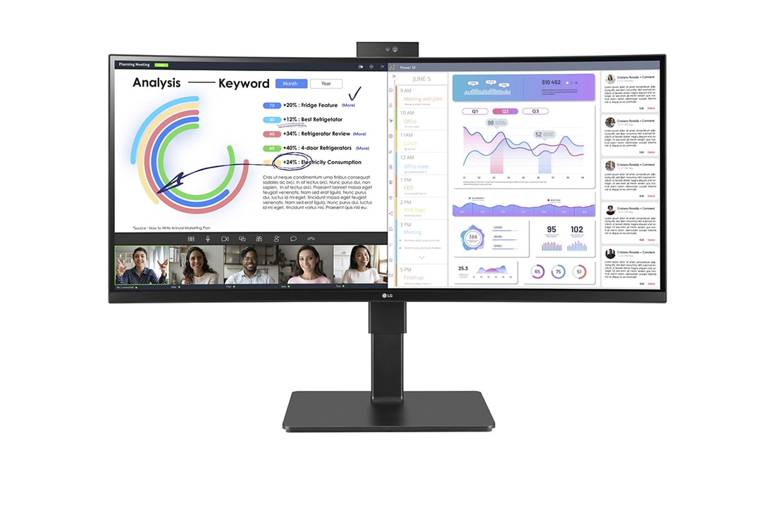 LG 34BQ77QC-B computer monitor 86.4 cm (34") 3440 x 1440 pixels...