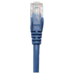 Intellinet Network Patch Cable, Cat6, 3m, Blue, CCA, U/UTP, PVC, RJ45, Gold Plated Contacts, Snagless, Booted, Lifetime Warranty, Polybag