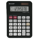 Sharp EL-330FBBK calculator Pocket Basic Black