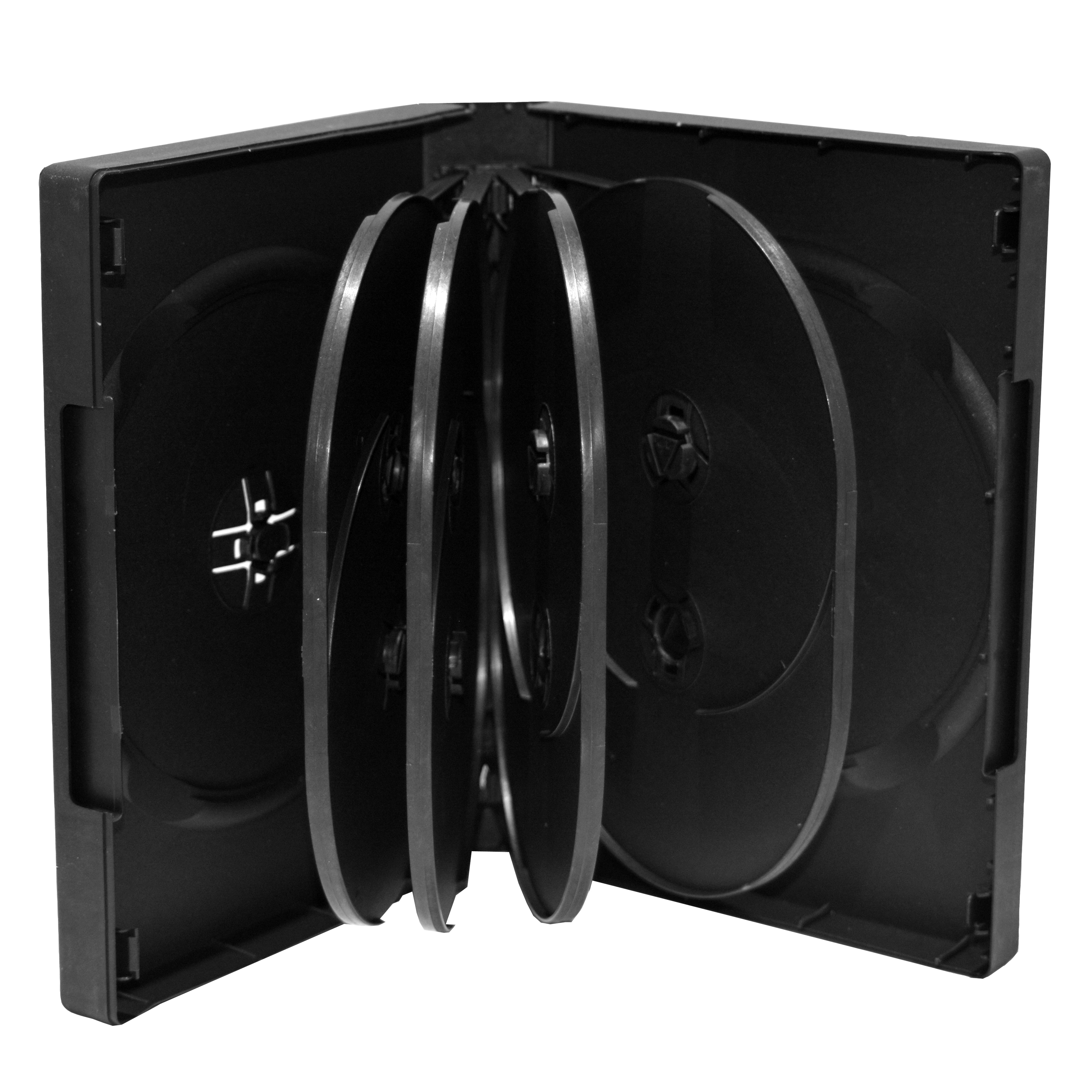 Image of MediaRange BOX35-10 optical disc case DVD case 10 discs Black