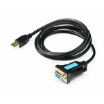 JLC USB Male to Serial Port Female RS232 Cable - 2M - Black