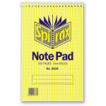 SPIRAX 563A TOP OPENING SPIRAL NOTEPAD 200 X 127MM 200 PAGES