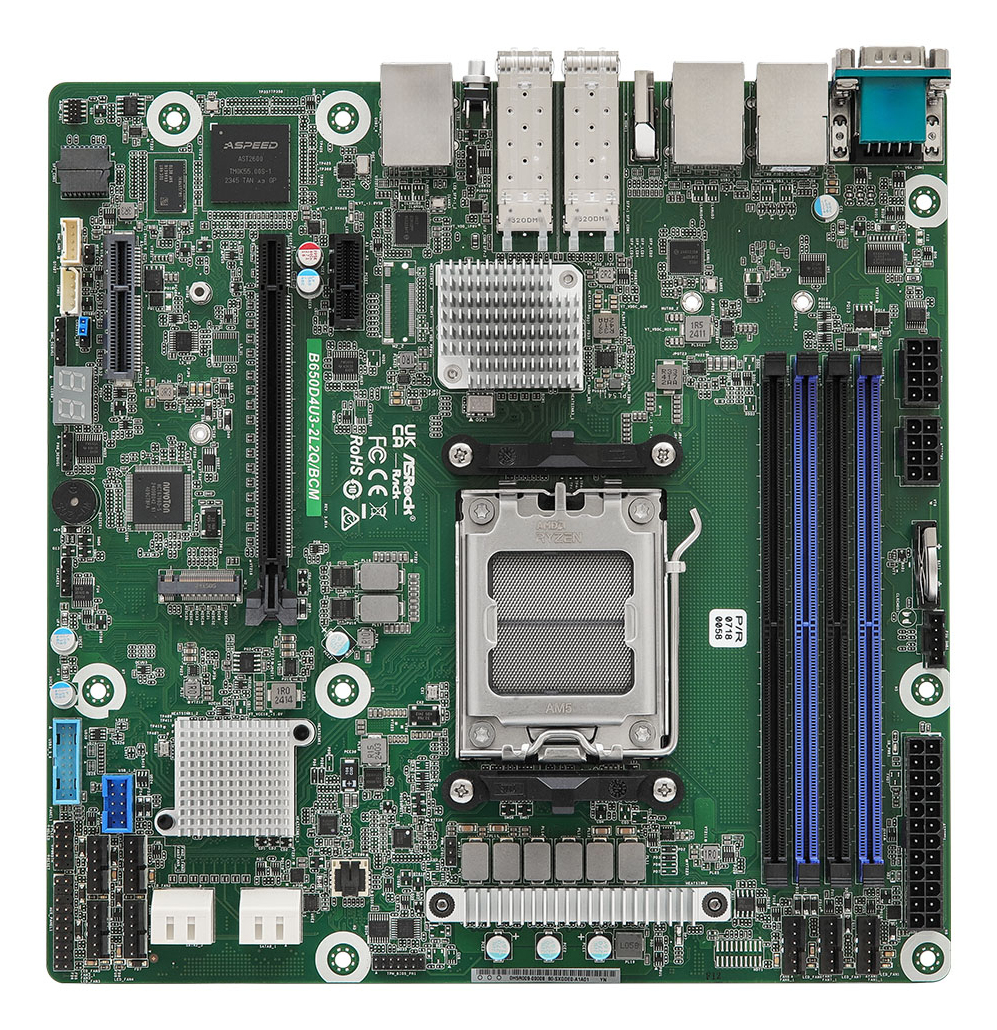 B650D4U3-2L2Q/BCM ASROCK Mainboard B650D4U3-2L2Q/BCM micro-ATX Sockel AM5 Single - Motherboard - AMD Sockel AM5 (Ryzen Zen4)
