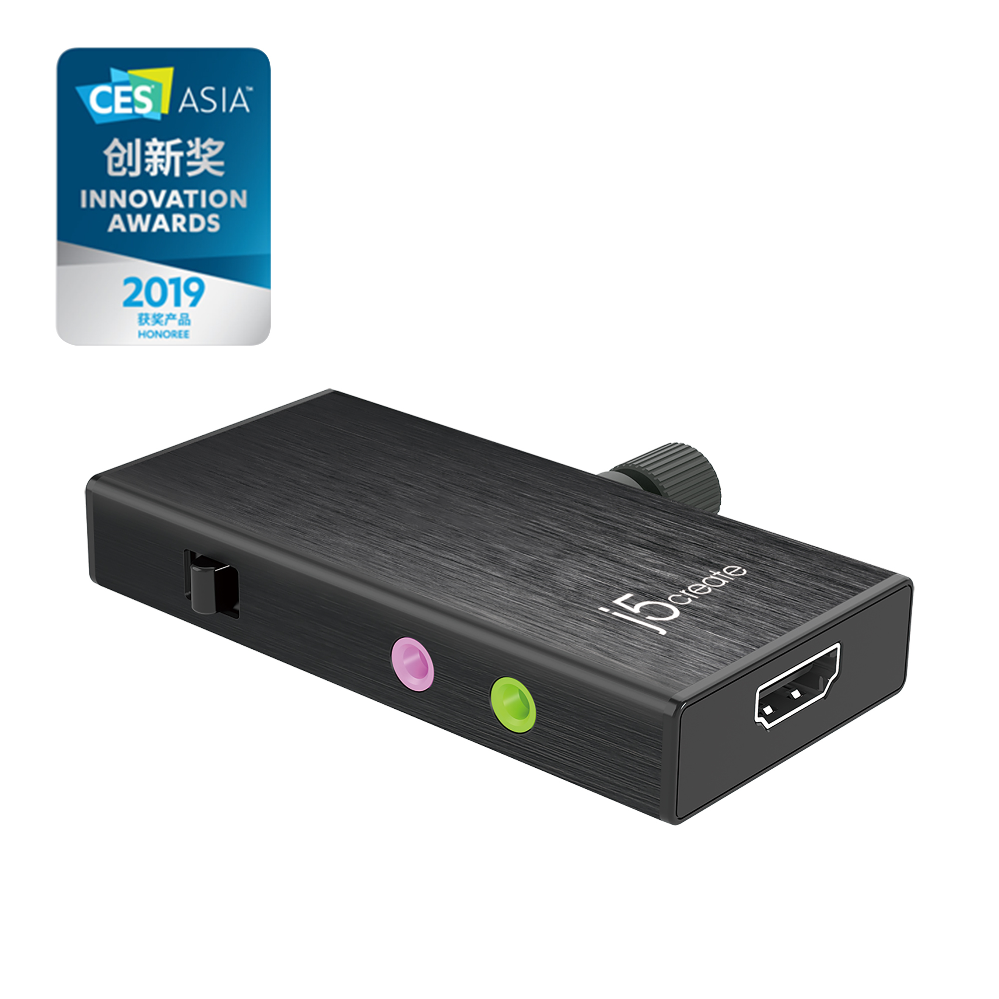 Image of j5create JVA02 Live Capture Adapter HDMI to USB-C with Power...
