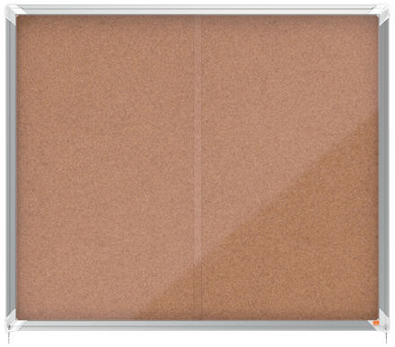Image of Nobo 1915332 insert notice board Indoor Brown Aluminium