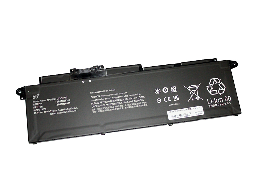 BTI SB11H56312 compatible 86Wh 4-cell battery for LENOVO THINKPAD P16S G4 T16 G3 G4