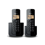 Panasonic KX-TGB112MEB teléfono Teléfono DECT Identificador de llamadas Negro