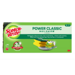 Scotch-Brite Pack of 3 Classic Nail Saver Scrub Sponge