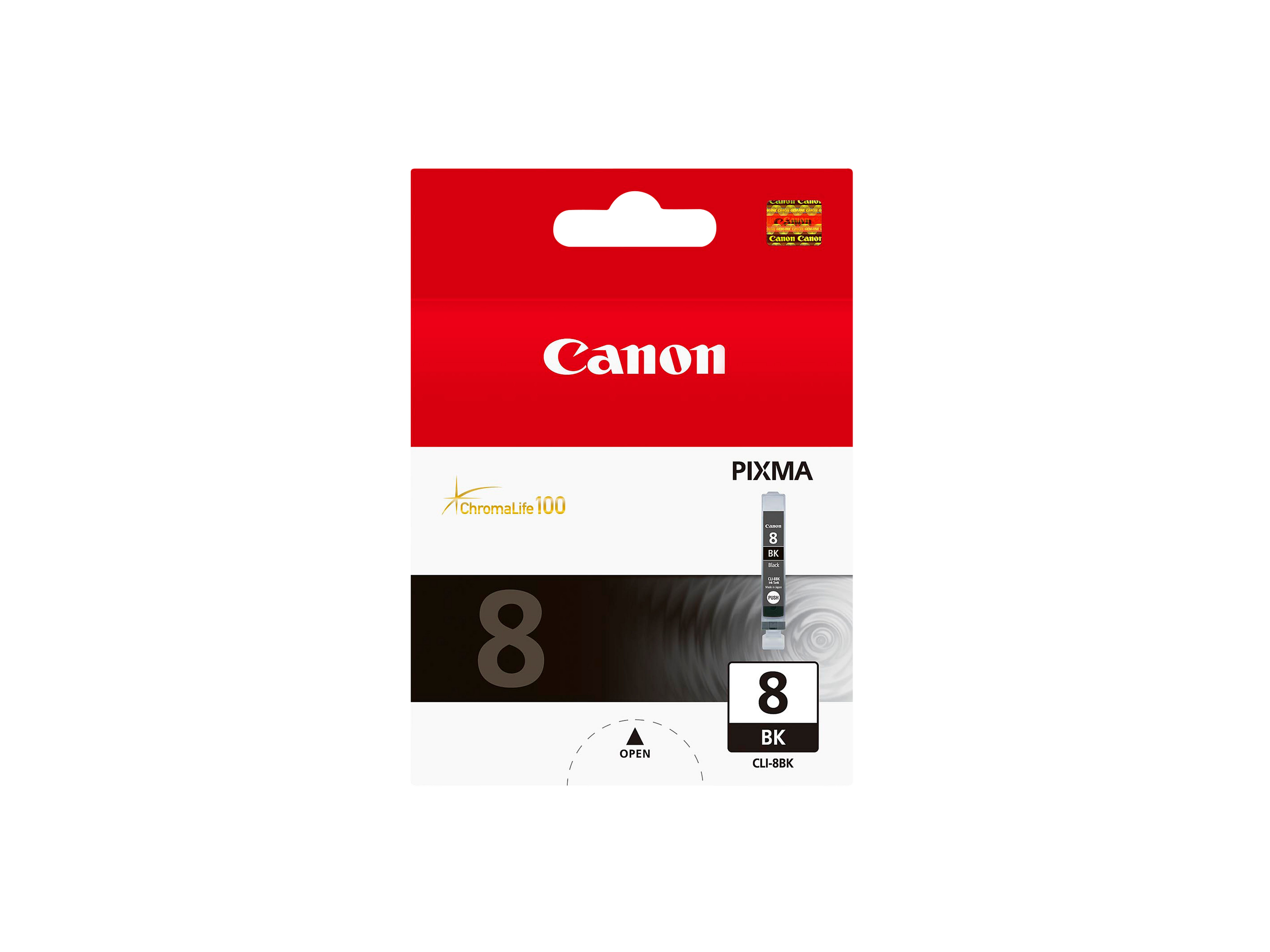 Image of Canon 0620B001/CLI-8BK Ink cartridge black, 400 pages ISO/IEC...