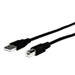 Comprehensive USB A/B, 7.5m USB cable 295.3" (7.5 m) USB 2.0 USB B Black