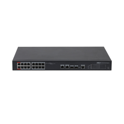 Dahua Technology PoE PFS4218-16ET-240 Unmanaged Gigabit Ethernet (10/100/1000) Power over Ethernet (PoE)