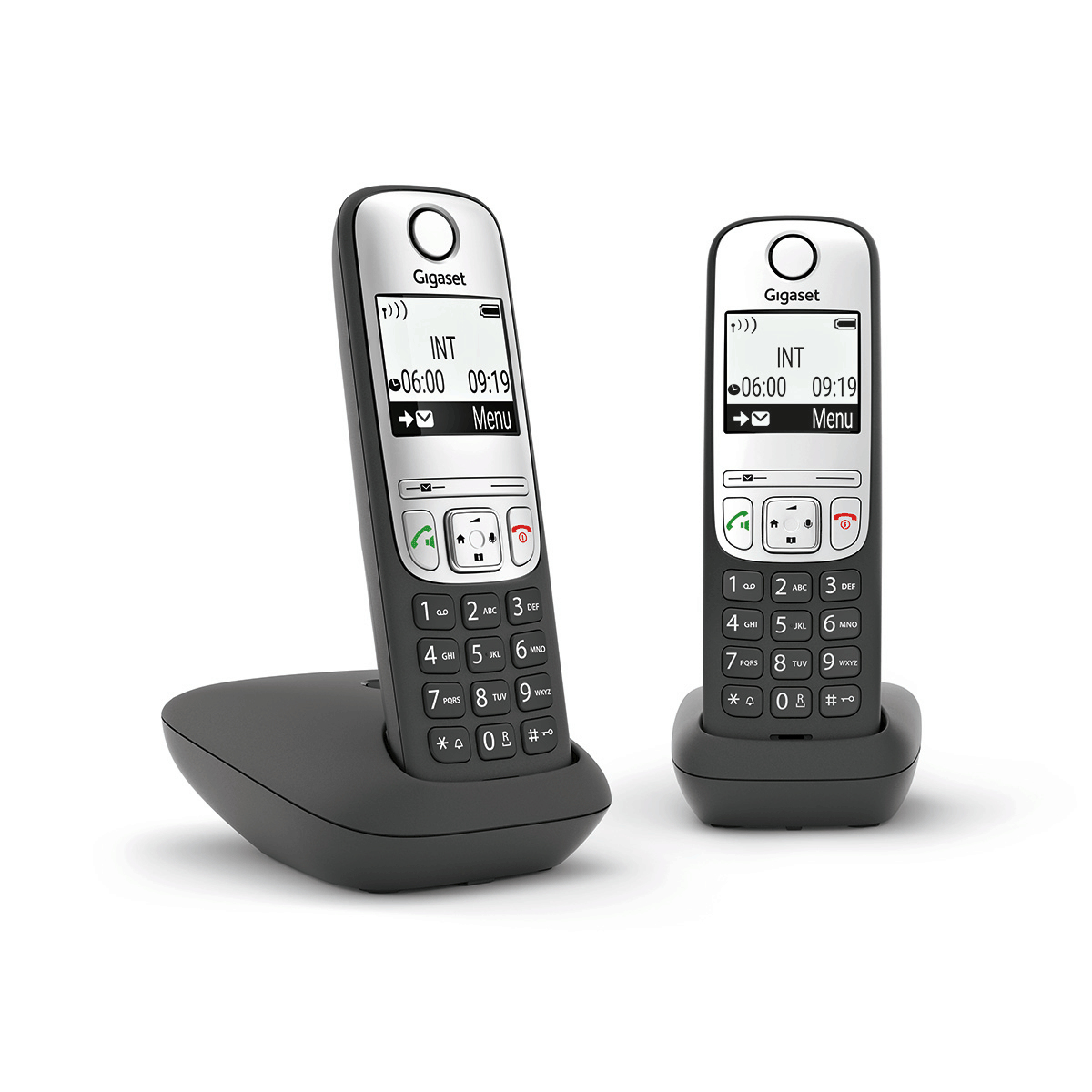 Image of Gigaset A690 Duo Analog telephone Caller ID Black, Silver
