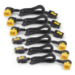 APC Power Cord Kit (6 ea), Locking, C19 to C20 (90 Degree), 1.2m