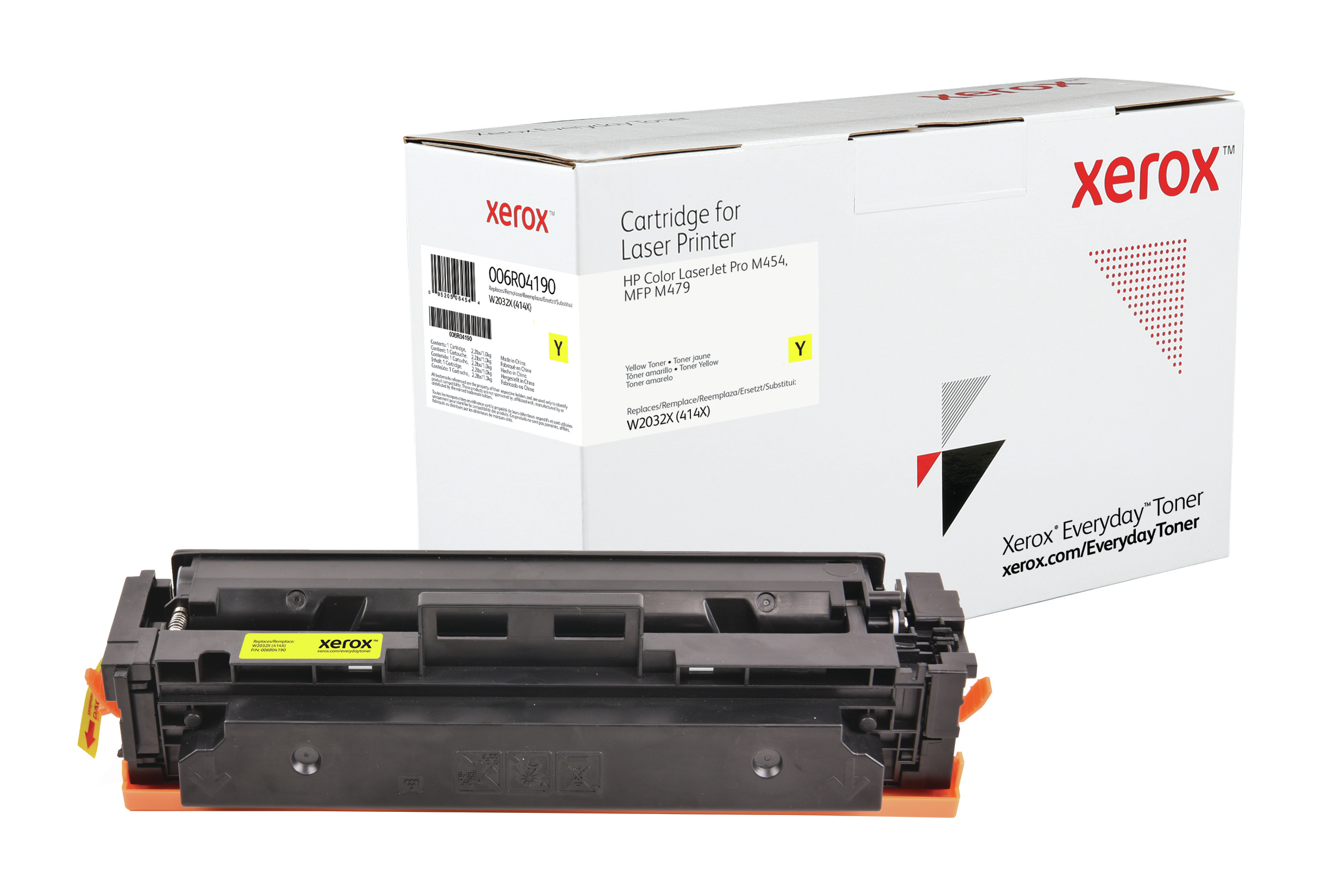 Image of Xerox 006R04190 Toner cartridge yellow, 6K pages (replaces HP...