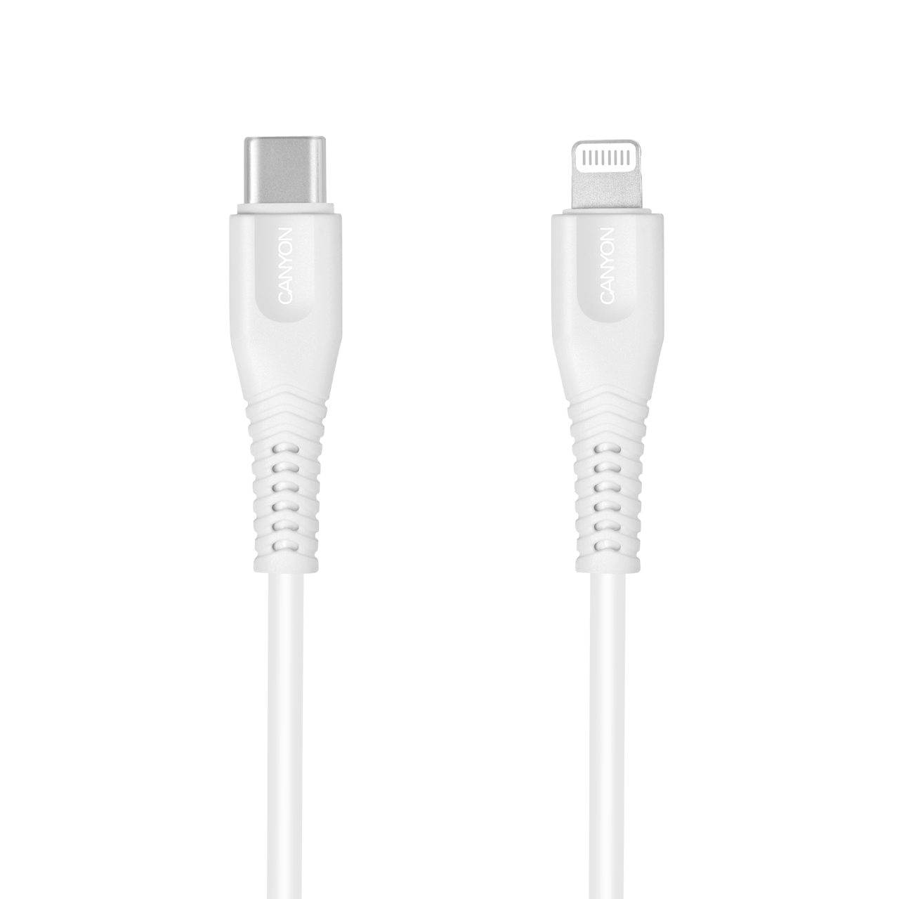 Photos - Cable (video, audio, USB) Canyon MFI-4 1.2 m White CNS-MFIC4W 