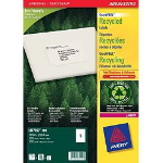 Avery QuickPEEL self-adhesive label White 100 pc(s)
