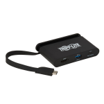 Tripp Lite U444-T6N-H4UBC USB graphics adapter 3840 x 2160 pixels Black