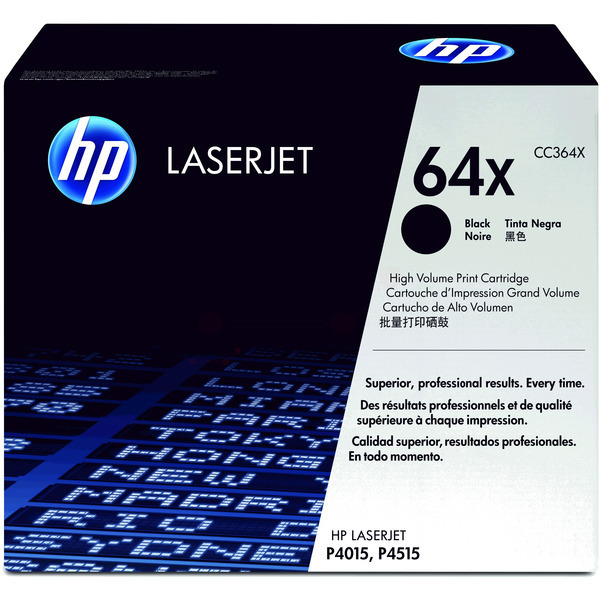 Image of HP CC364X/64X Toner cartridge black, 24K pages ISO/IEC 19752 for...