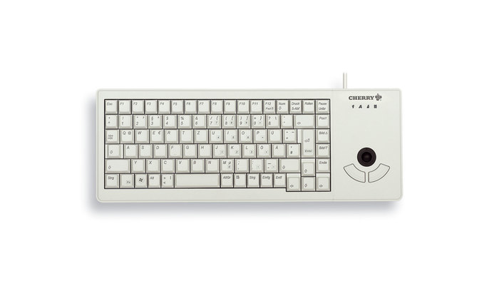 G84-5400LUMEU-0 CHERRY XS G84-5400 - Tastatur - USB - USA - Hellgrau