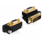 DeLOCK 65261 tussenstuk voor kabels VGA 15 pin DVI 24+5 pin Zwart
