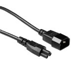 ACT Netsnoer C14 - C5 zwart 2 m
