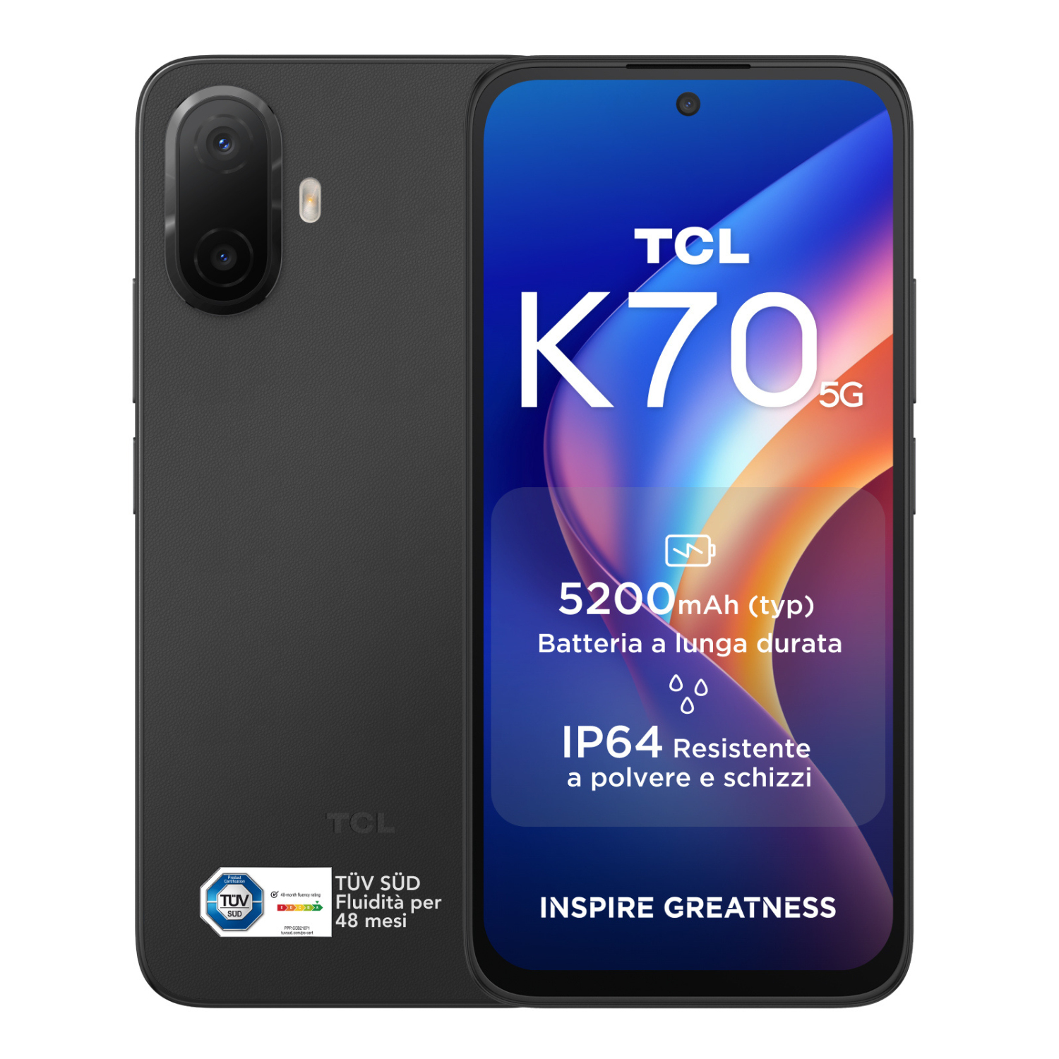 Image of TCL K70 5G 17.3 cm (6.8") Dual SIM Android 16.0 USB Type-C 4 GB 1