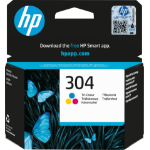 HP N9K05AE/304 Printhead cartridge color, 100 pages/5% 2ml for HP DeskJet 2620/3720