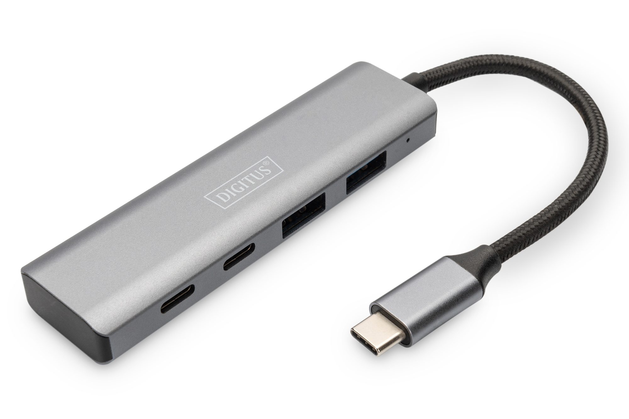 Image of Digitus USB-C 4 Port HUB, 2x USB A + 2x USB-C