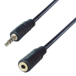 connektgear 2m 3.5mm Stereo Jack Audio Extension Cable - Male to Female - Gold Connectors